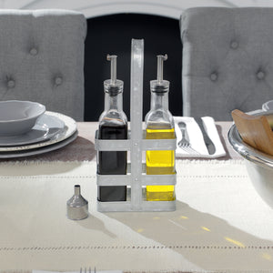 Farmhouse Oil and Vinegar Set with Holder by Walford Home